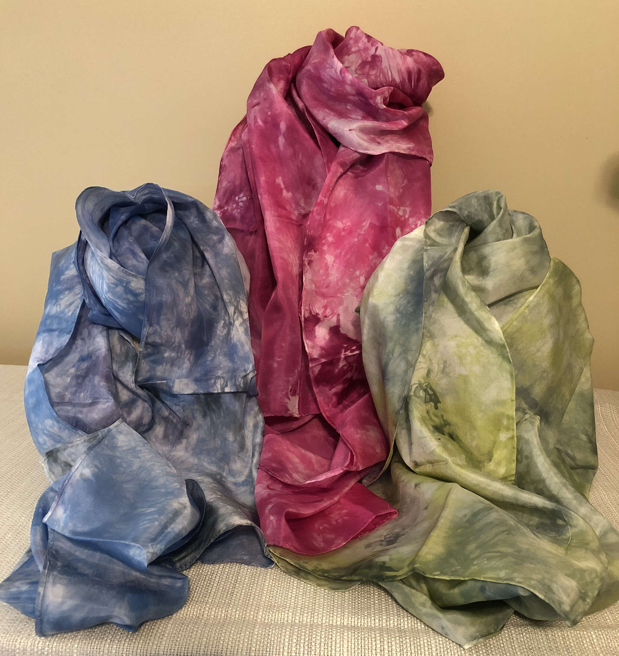 Cathy Peters Art Studio - Hand-Dyed Silk Scarves