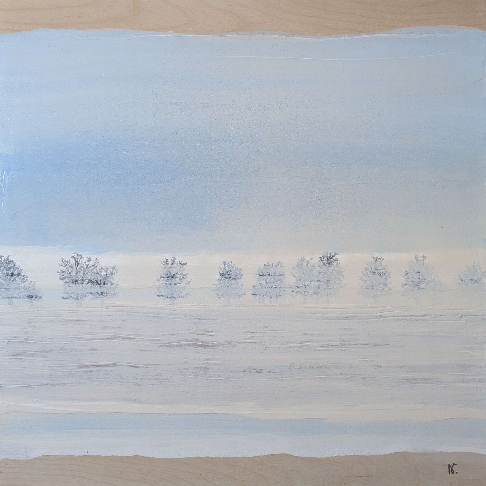 Art by Nicolette - Sask Snow Squall