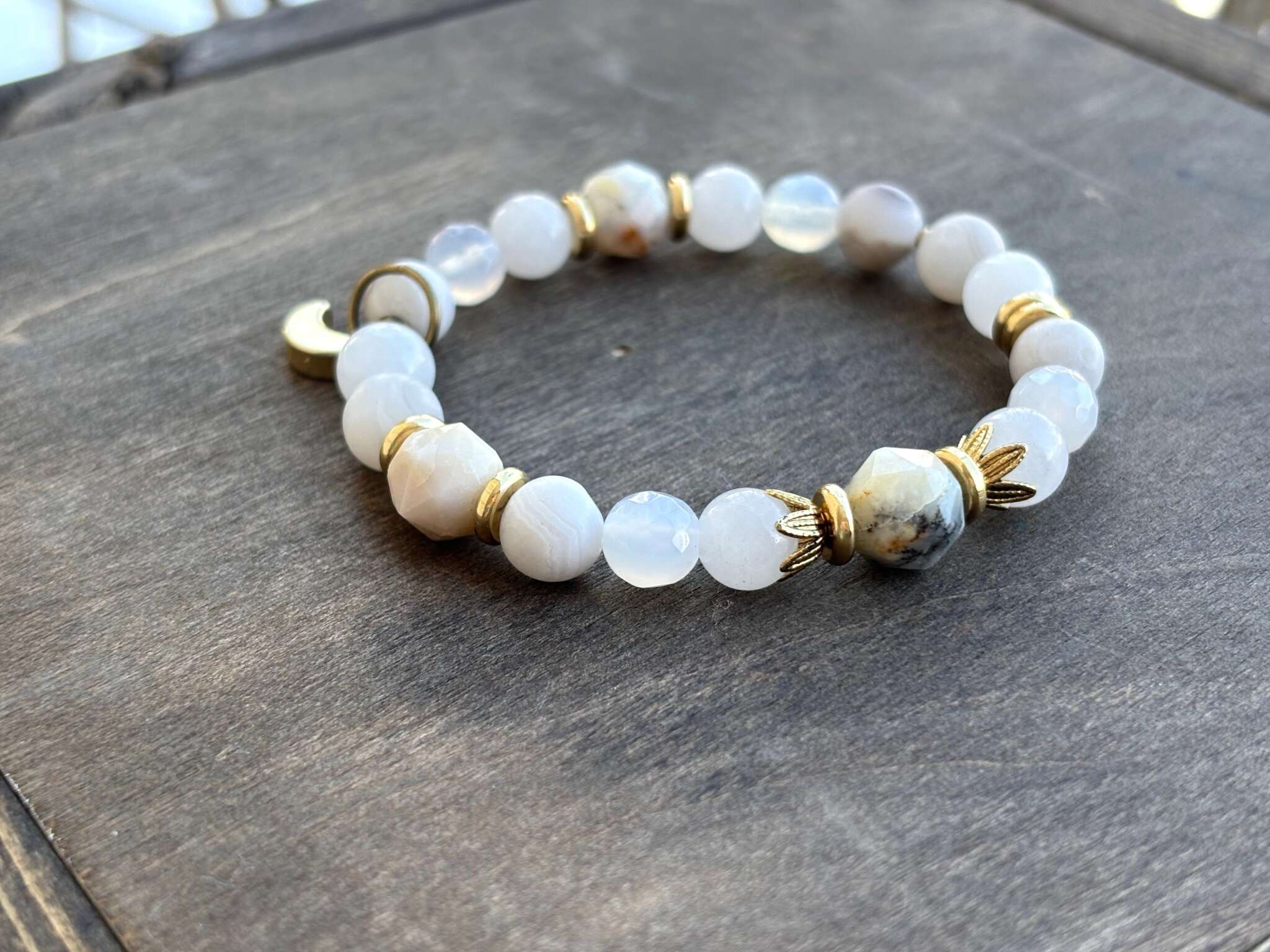 Cheryl Chiarelli - OPAL + JADE + AGATE BRACELET