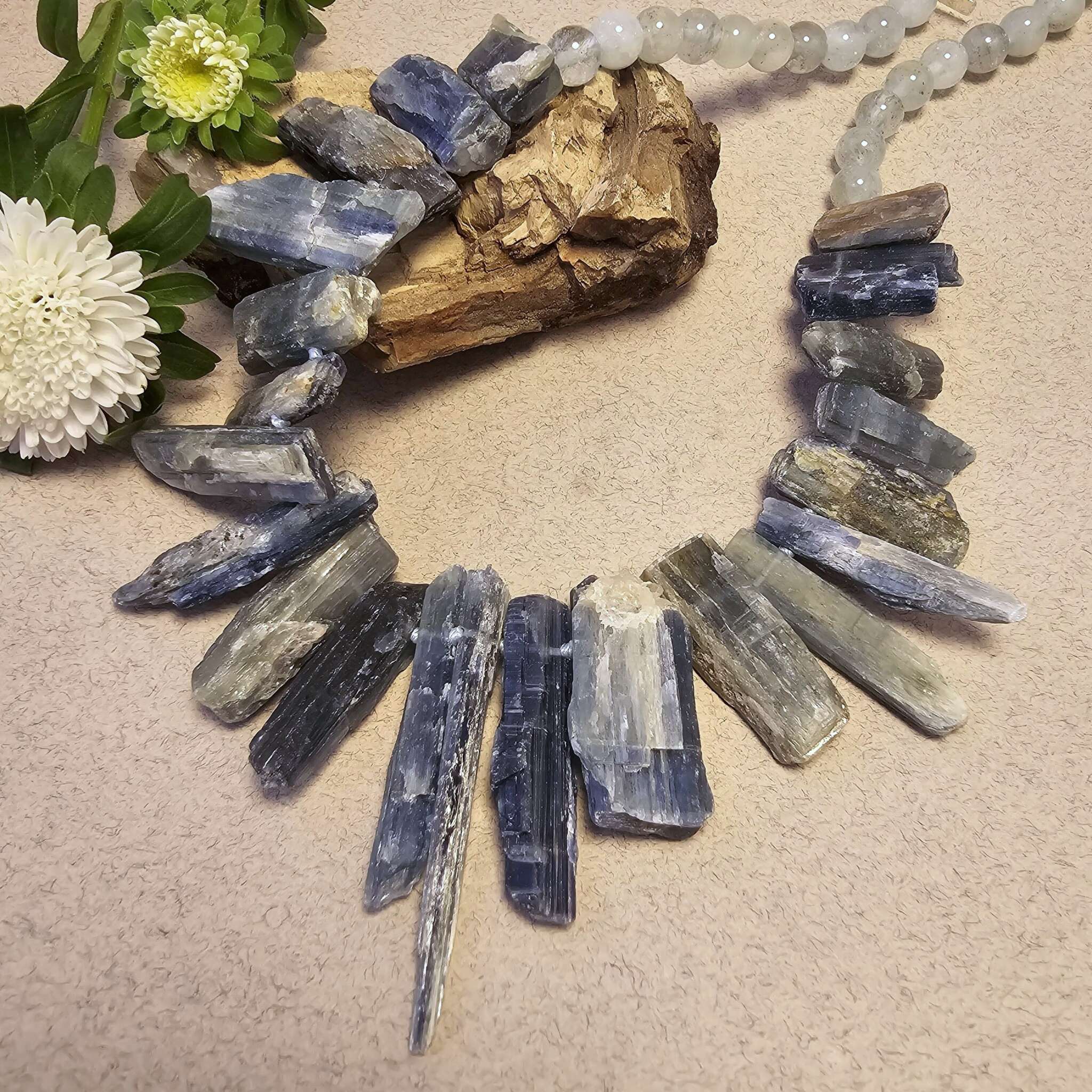Meli & JimJam Jewellery Co. - Kyanite & Aquamarine Necklace