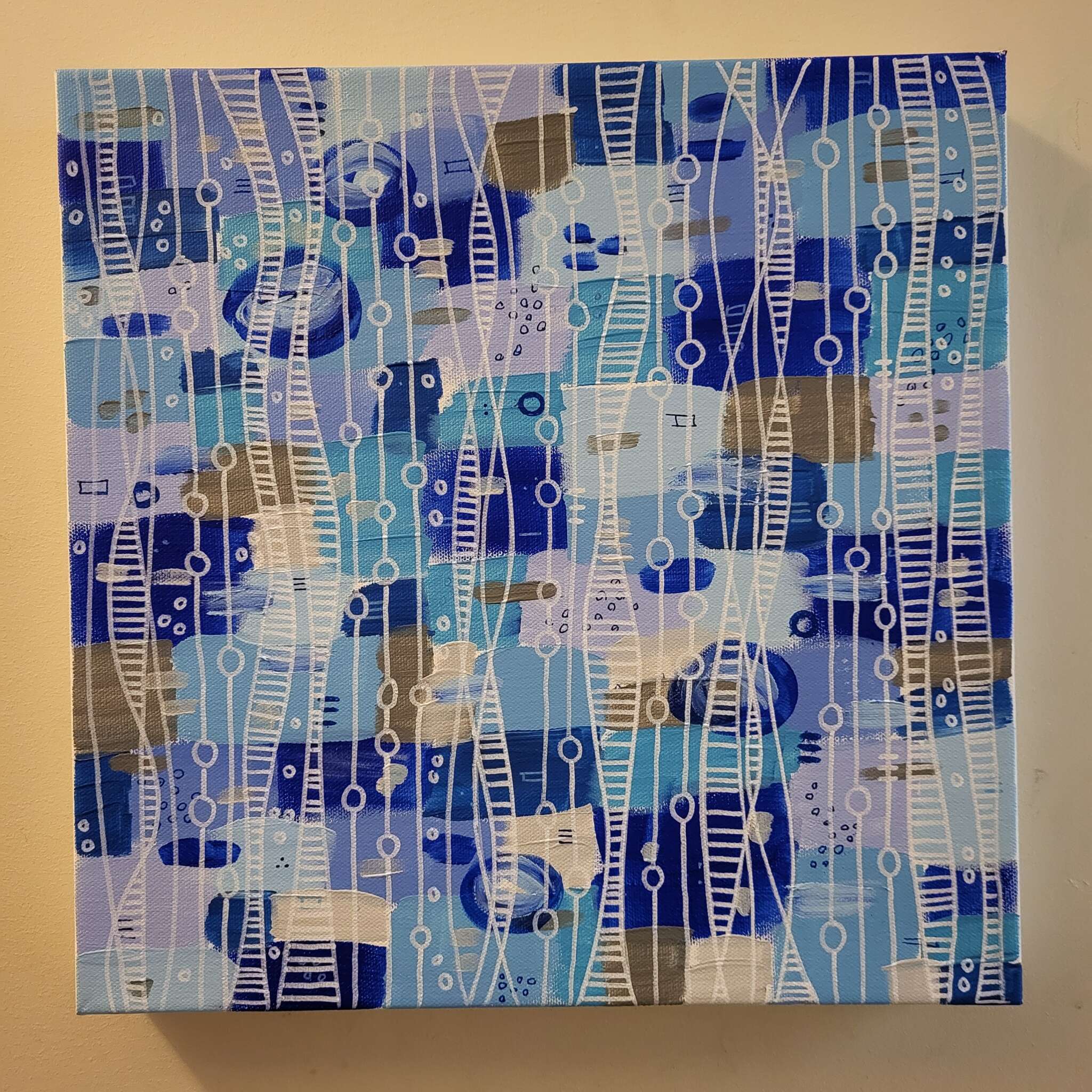 Stacey Tayler - Abstract Artist - denim blues