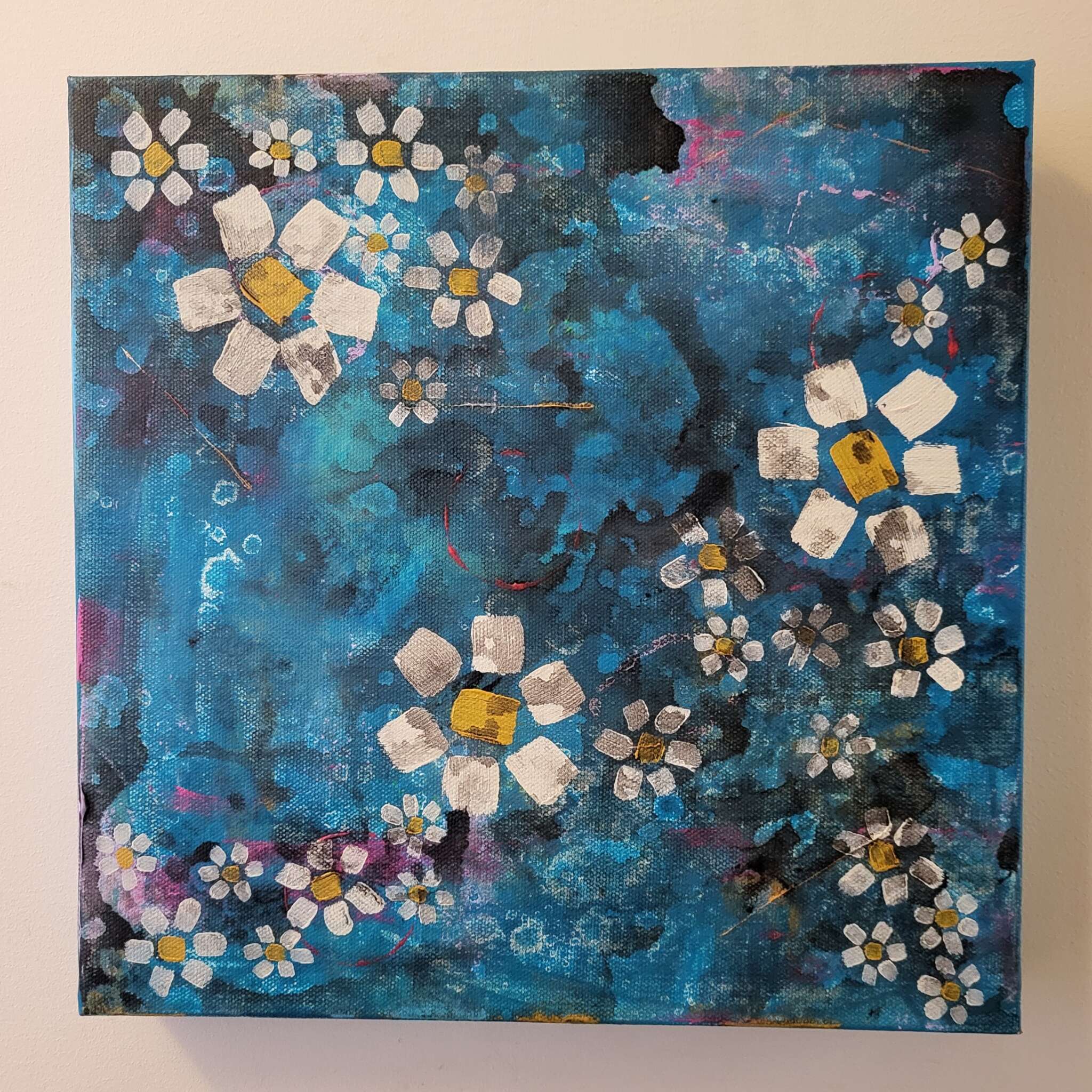 Stacey Tayler - Abstract Artist - daisy blues