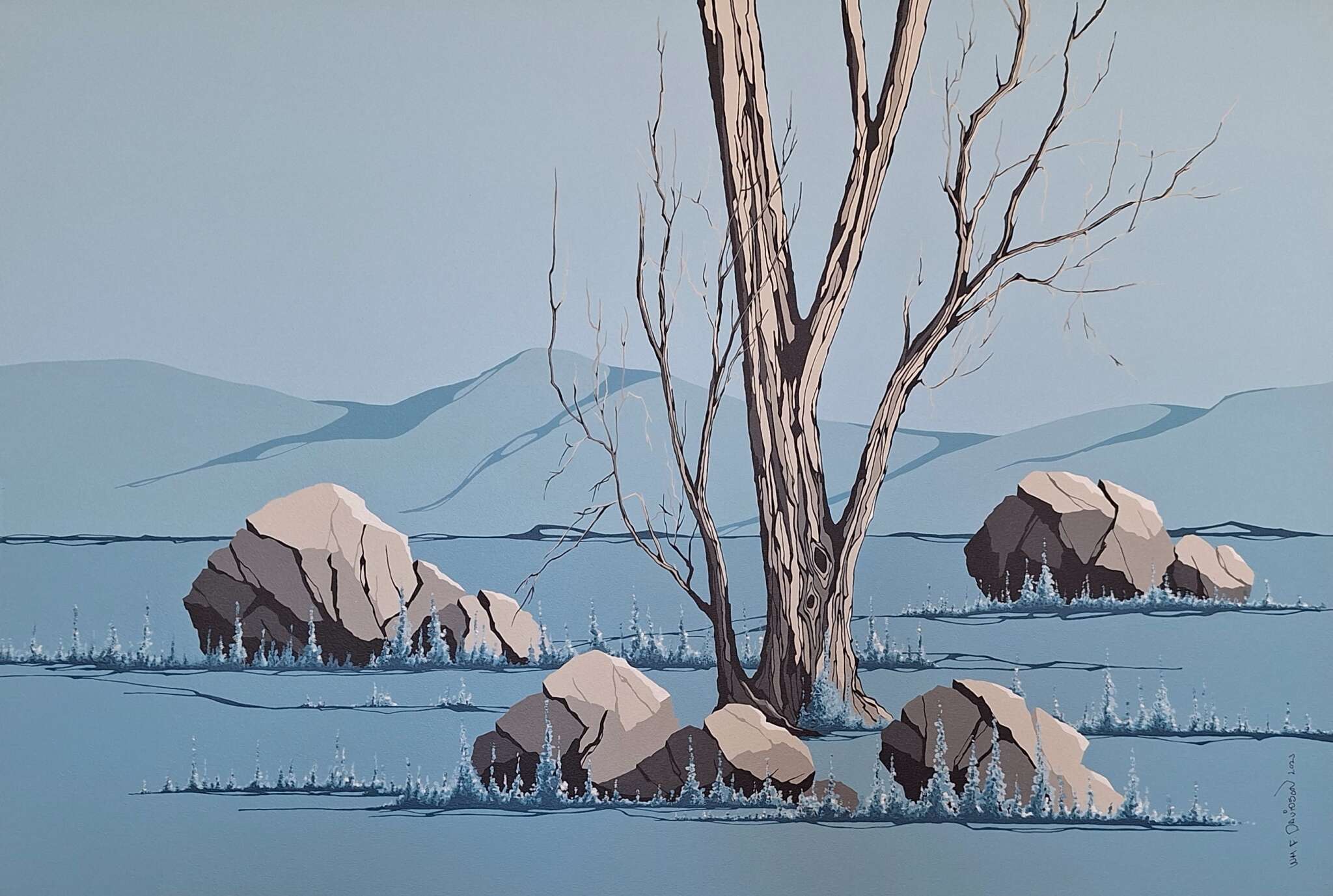 Bill Davidson - Blue Scape